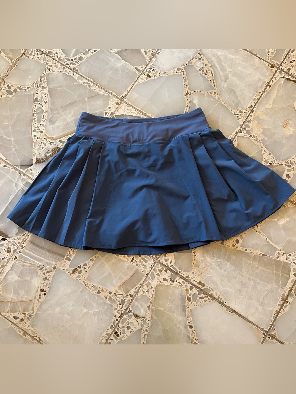 Lululemon Blue Pleated Athletic Tennis Skort Size 4